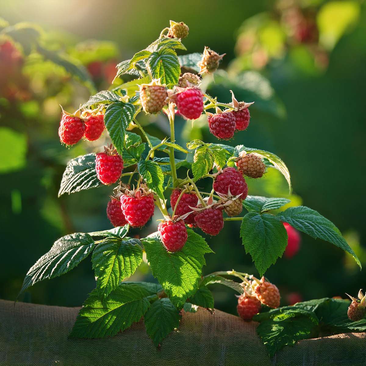 Zmeur - 2 buc - Rubus idaeus 'Malling Promise' - Înălţime 50-60cm - ⌀15cm