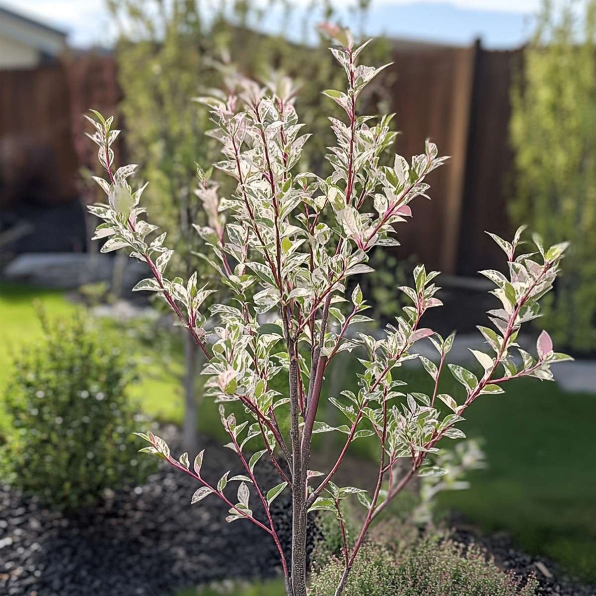 Salcie pestriță - Salix integra 'Flamingo' - Înălțime 60-80cm - Ghiveci 17cm