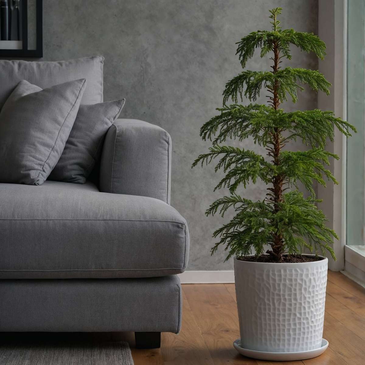 Pin de Norfolk - Araucaria heterophylla - Înălţime 50-60cm - ⌀17cm