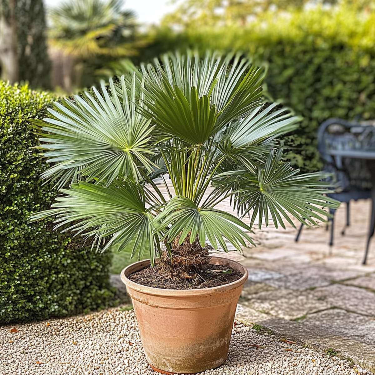 Palmier chinezesc pitic - Chamaerops humilis - Înălţime 50-60cm - ⌀15cm
