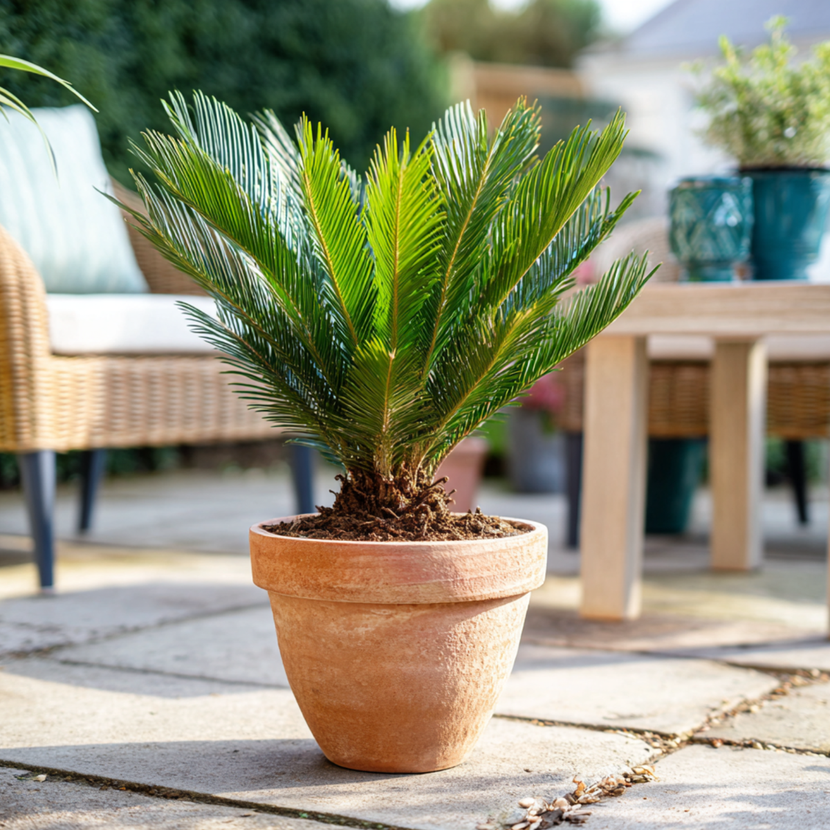 Sagotier japonez - 2 buc - Cycas revoluta - Înălţime 45-60cm - ⌀15cm