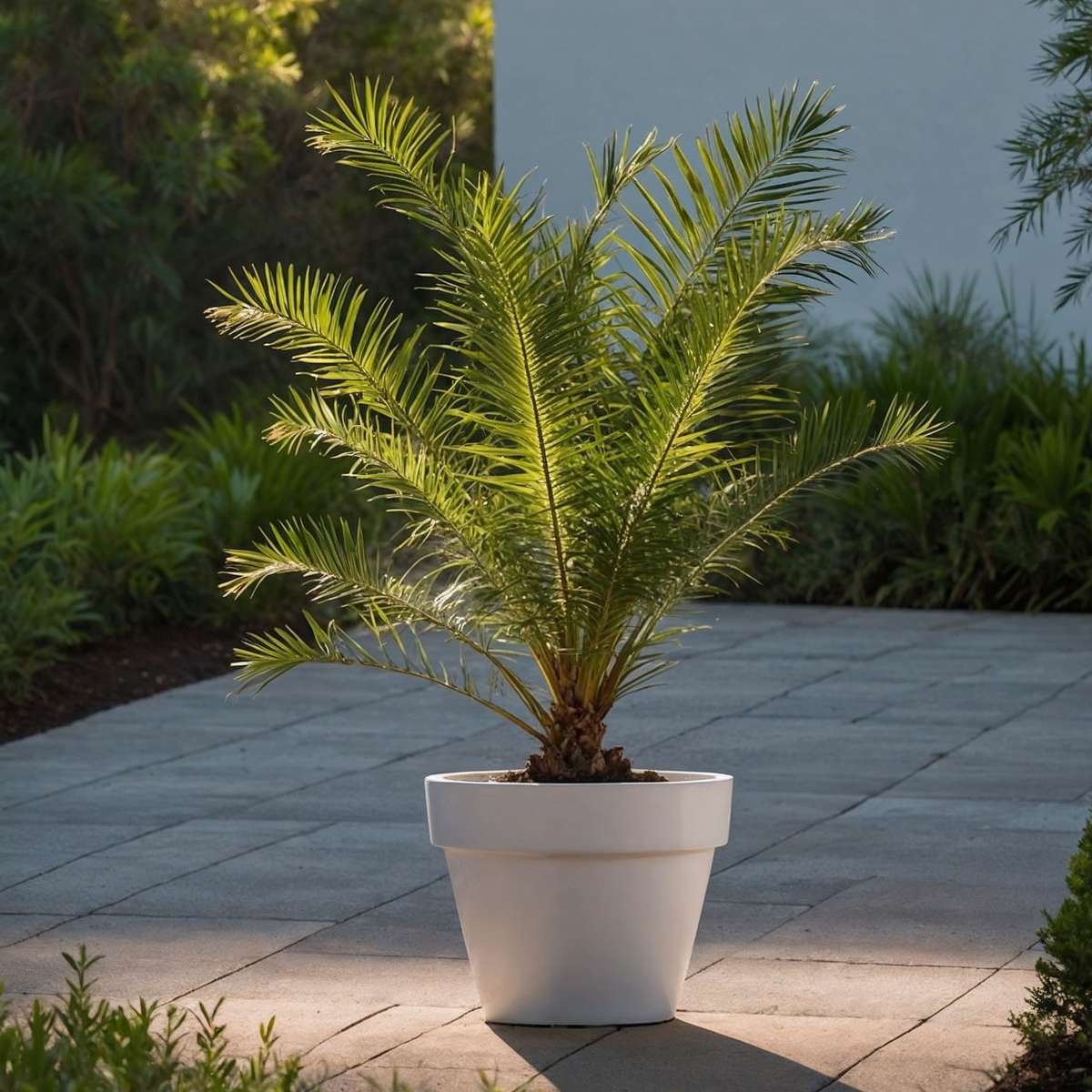 Palmierul Curmal - 4 buc - Phoenix canariensis - Înălţime 50-60cm - ⌀15cm