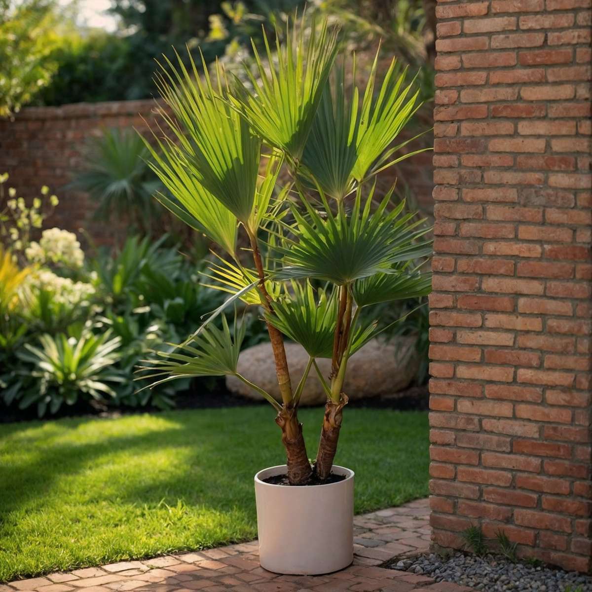 Palmier Washingtonia - Washingtonia robusta - Înălţime 50-60cm - ⌀15cm