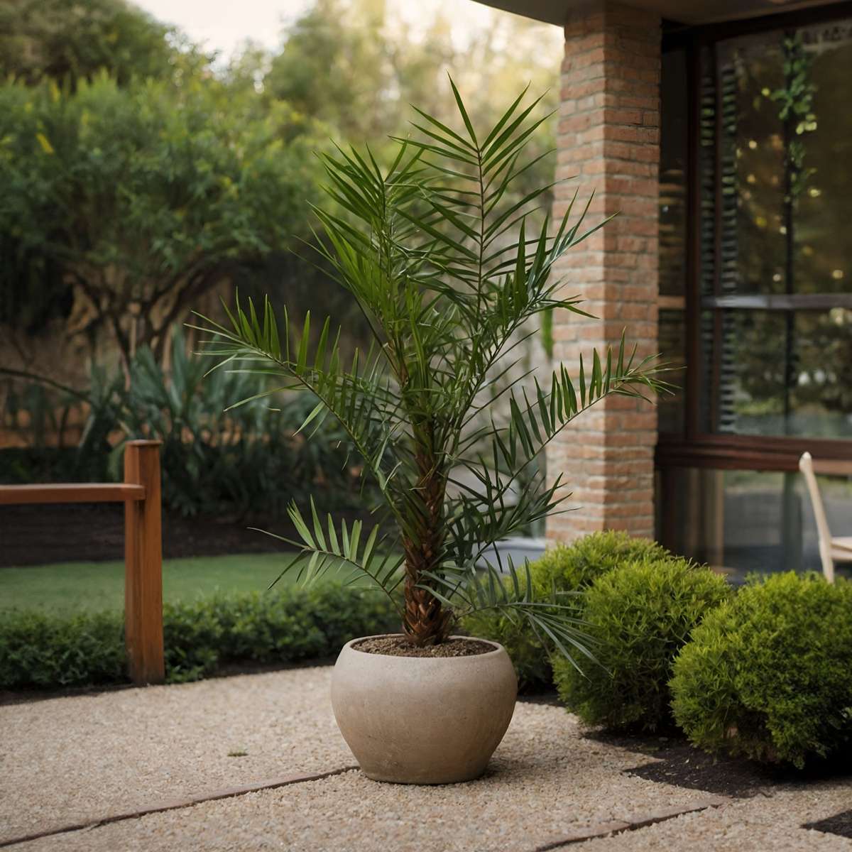 Palmierul Curmal - Phoenix canariensis - Înălţime 80-100cm - ⌀19cm
