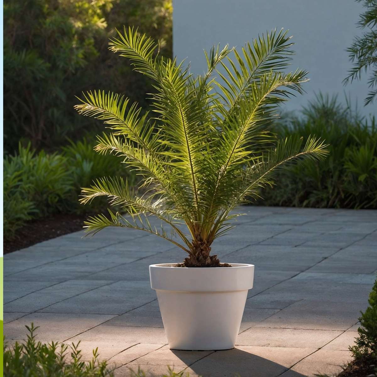 Palmierul Curmal - 2 buc - Phoenix canariensis - Înălţime 80-100cm - ⌀19cm