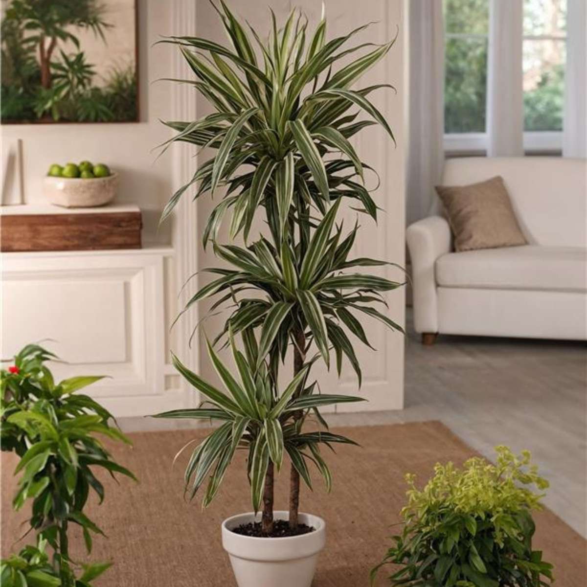 Dracena - Dracaena Deremensis 'Warneckei' - Înălţime 60-70cm - ⌀17cm
