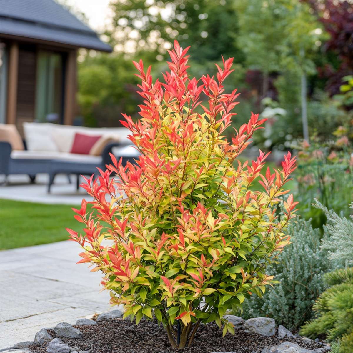 Tufiș de lăcrămioare - 2 buc - Pieris 'Forest Flame' - Înălţime 25-40cm - ⌀17cm