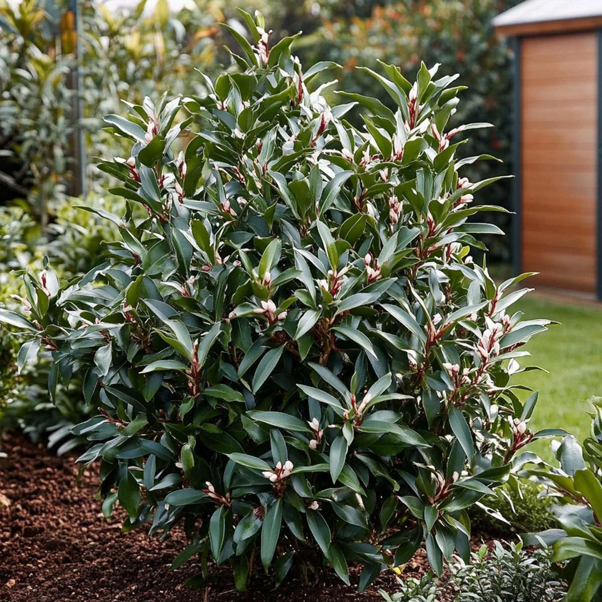 Merisor dulce - 4 buc - Sarcococca 'Confusa' - Înălţime 30-40cm - ⌀17cm