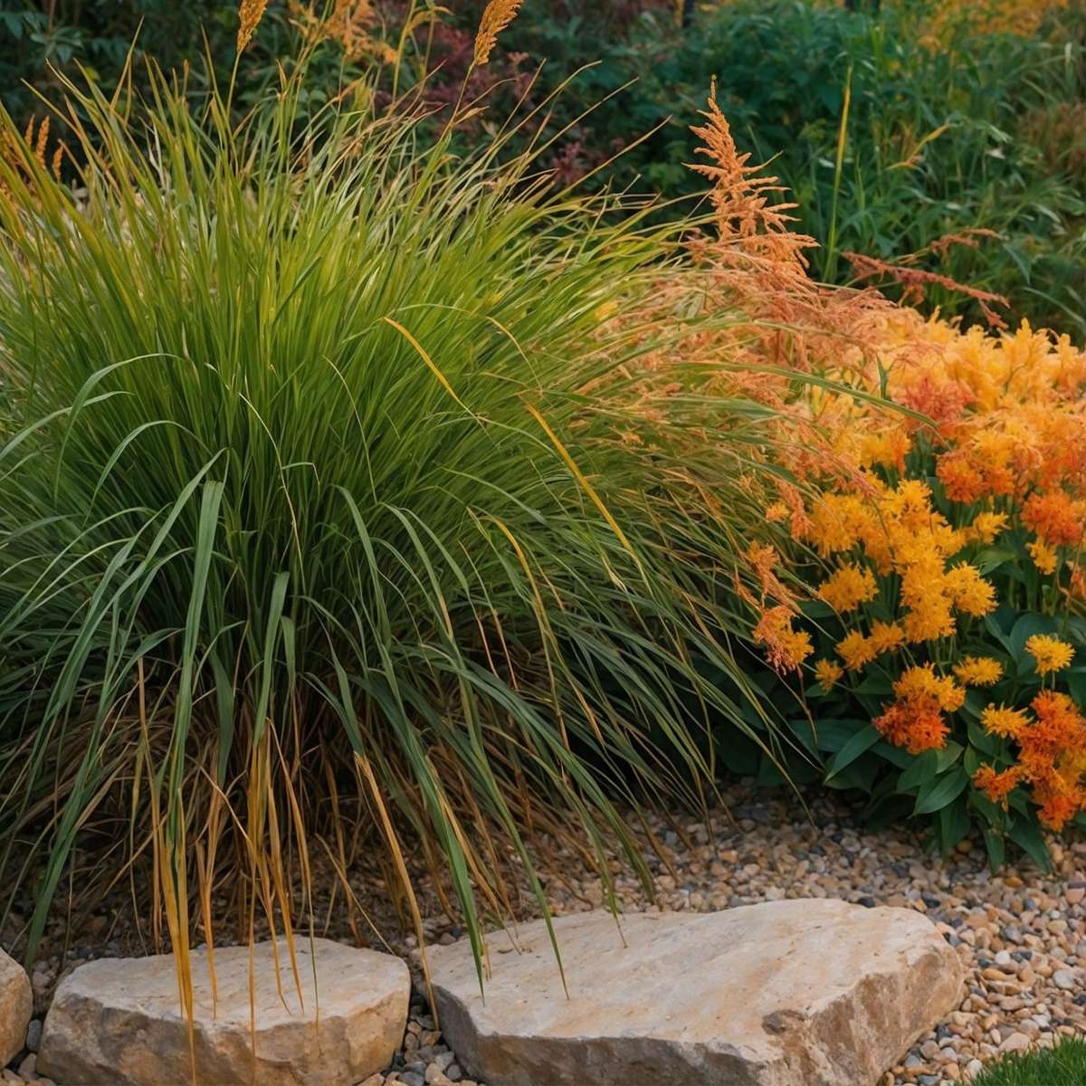 Trestie de China - 2 buc - Pennisetum 'Hameln' - Înălţime 20-30cm - ⌀23cm