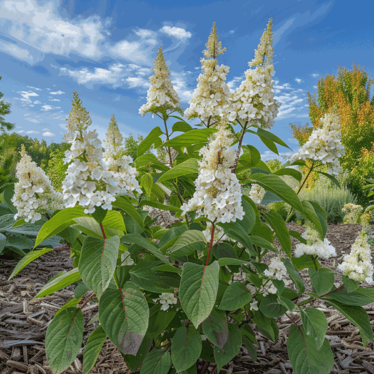 Hortensie - 2 buc - Hydrangea paniculata 'Confetti' - Înălţime 25-40cm - ⌀19cm
