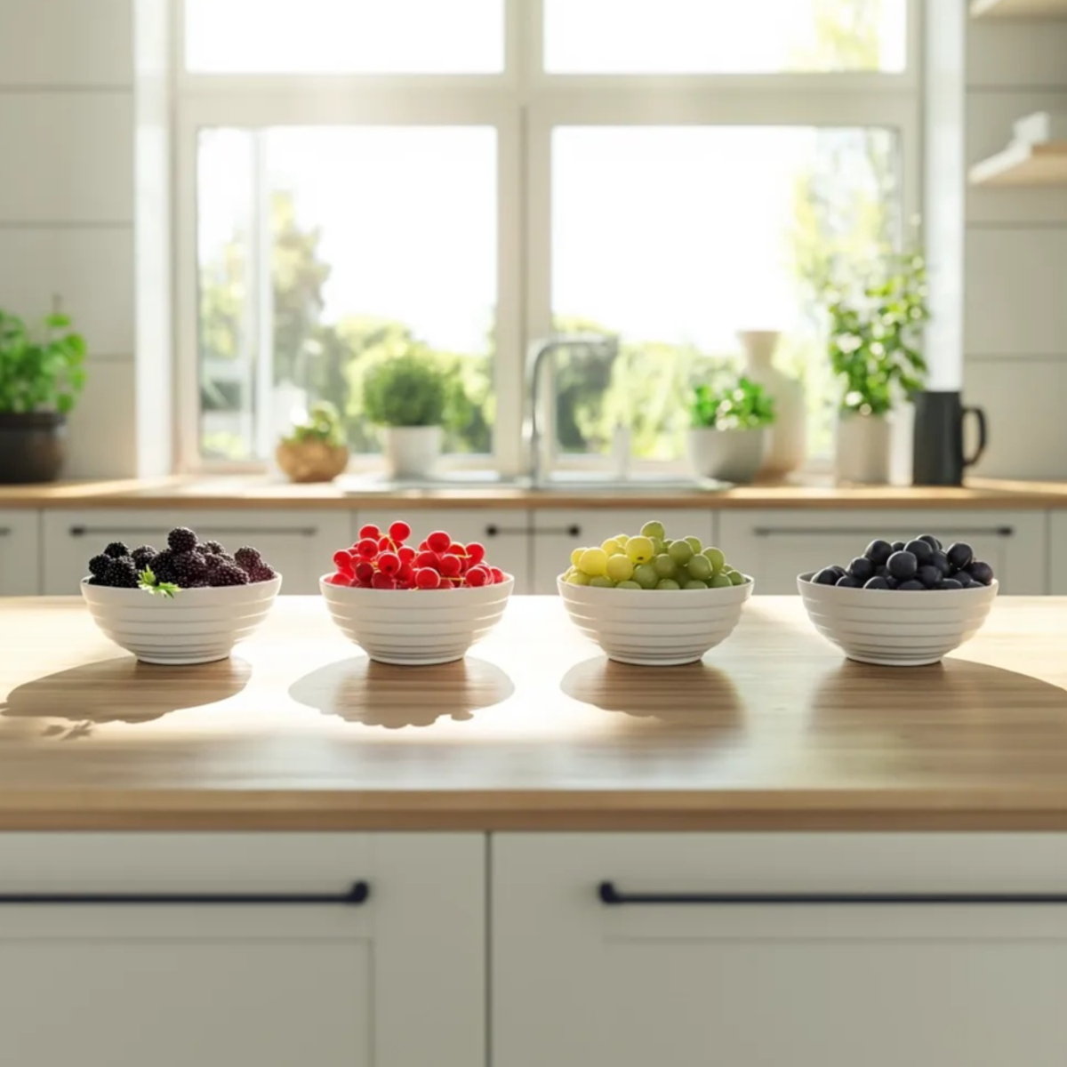 Mix de fructe de pădure - 4 buc - Înălţime 25-40cm - ⌀9cm