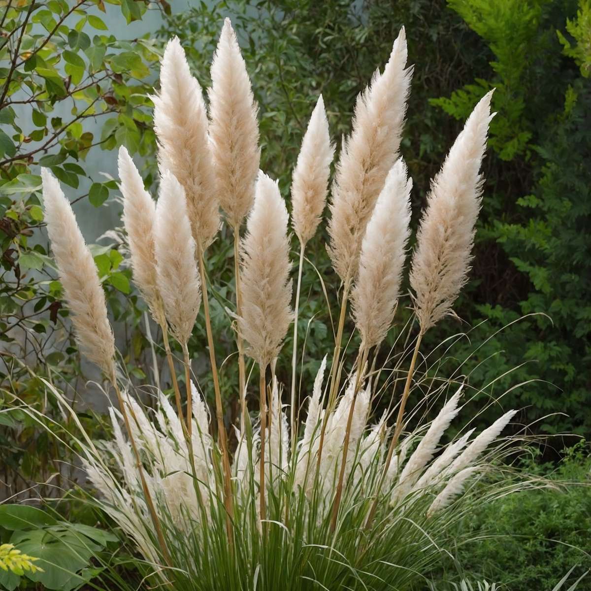 Iarbă de pampas - 6 buc - Cortaderia selloana - Înălţime 25-40cm - ⌀9cm