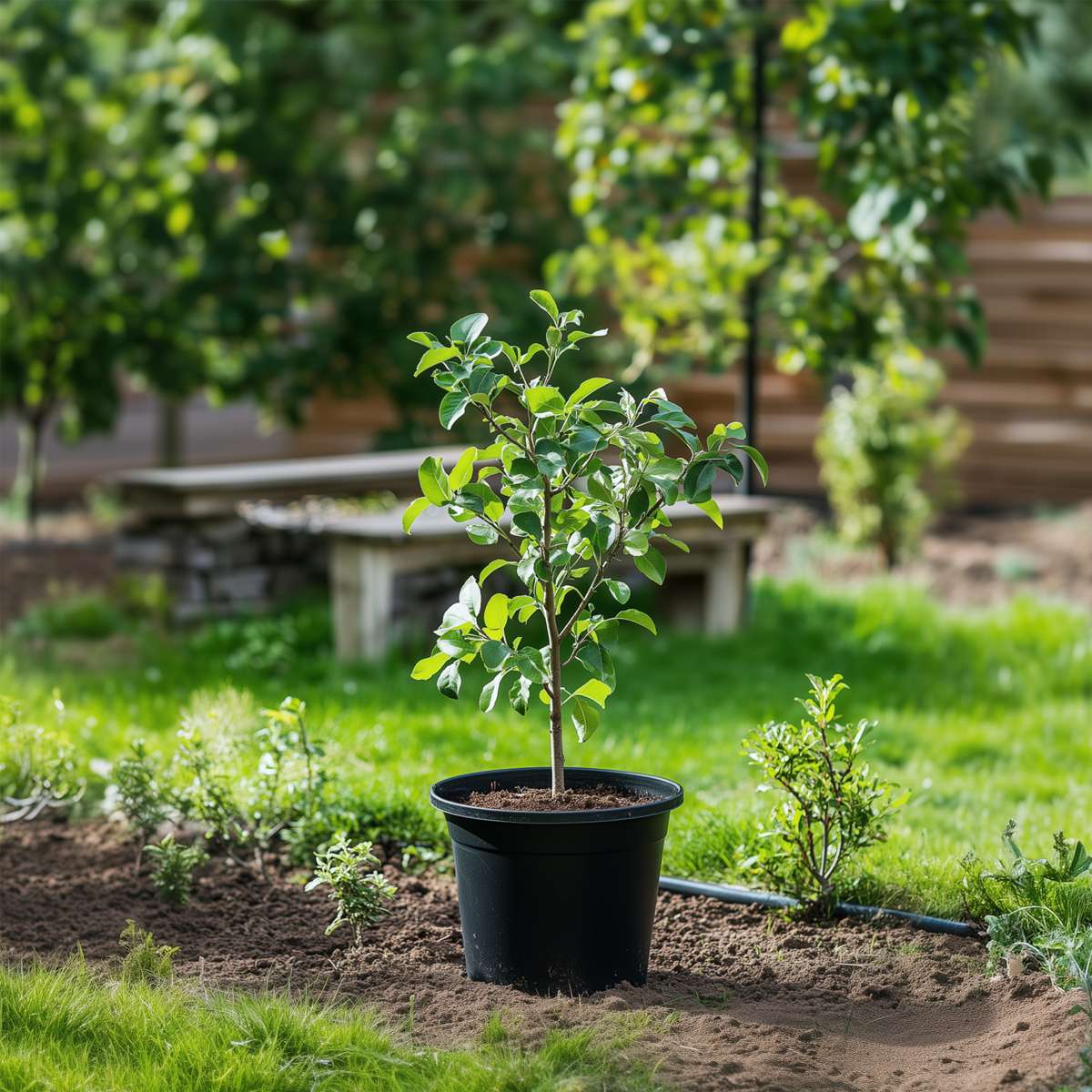 Măr - 2 buc - Malus - Înălţime 60-70cm - ⌀17cm