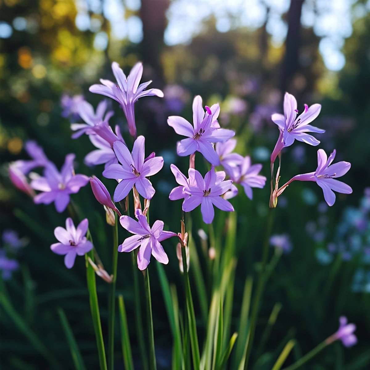 Usturoiul Dulce - 6 buc - Tulbaghia violacea - Înălţime 15-25cm - ⌀9cm
