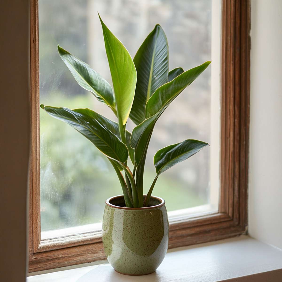 Planta păsării paradisului - Strelitzia reginea - Înălţime 25-40cm - ⌀9cm