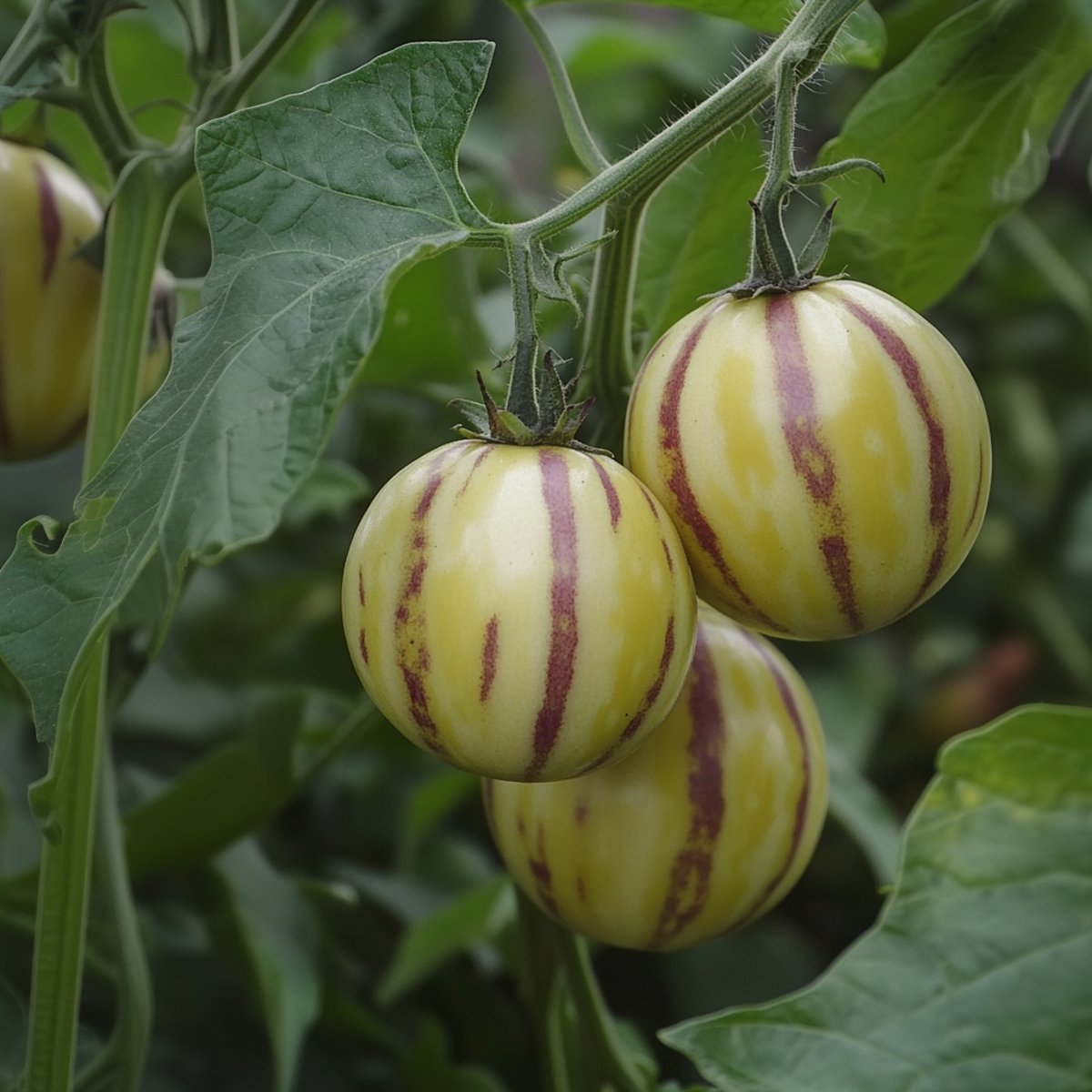 Pepino - 3 buc - Solanum Muricatum 'Pepino gold' - Înălţime 25-40cm - ⌀9cm