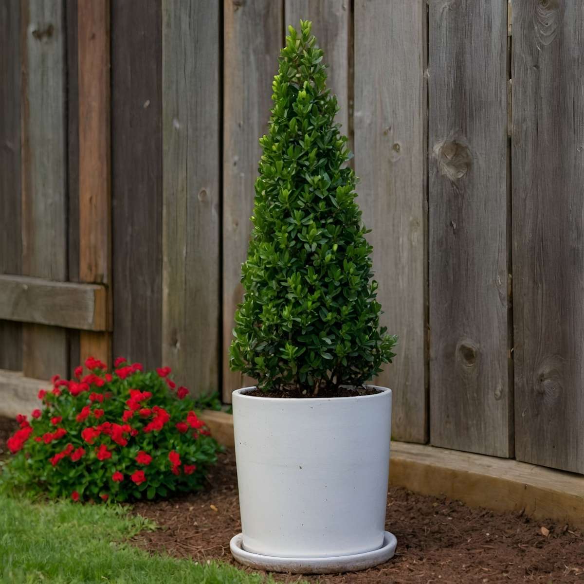 Laur japonez - 2 buc - Ilex crenata 'Jenny' - Înălţime 55-65cm - ⌀21cm