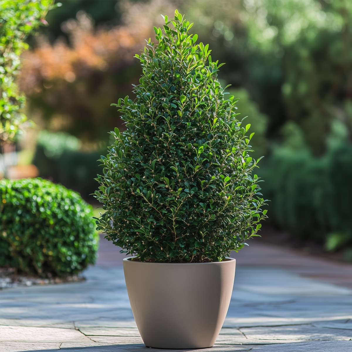 Laur japonez - 2 buc - Ilex crenata 'Jenny' - Înălţime 55-65cm - ⌀21cm