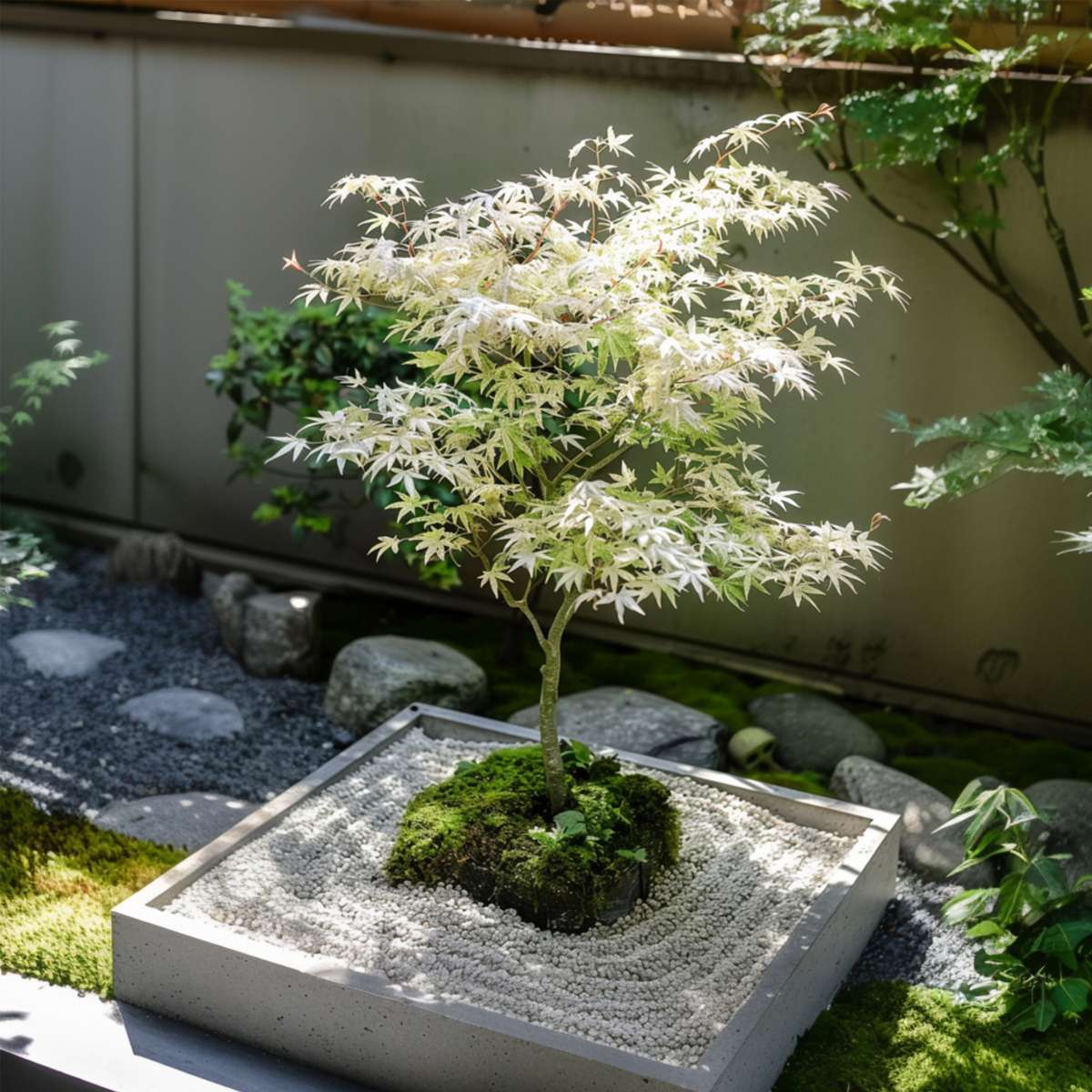 Arțar japonez - Acer palmatum 'Ukigumo' - Înălţime 50-60cm - ⌀19cm