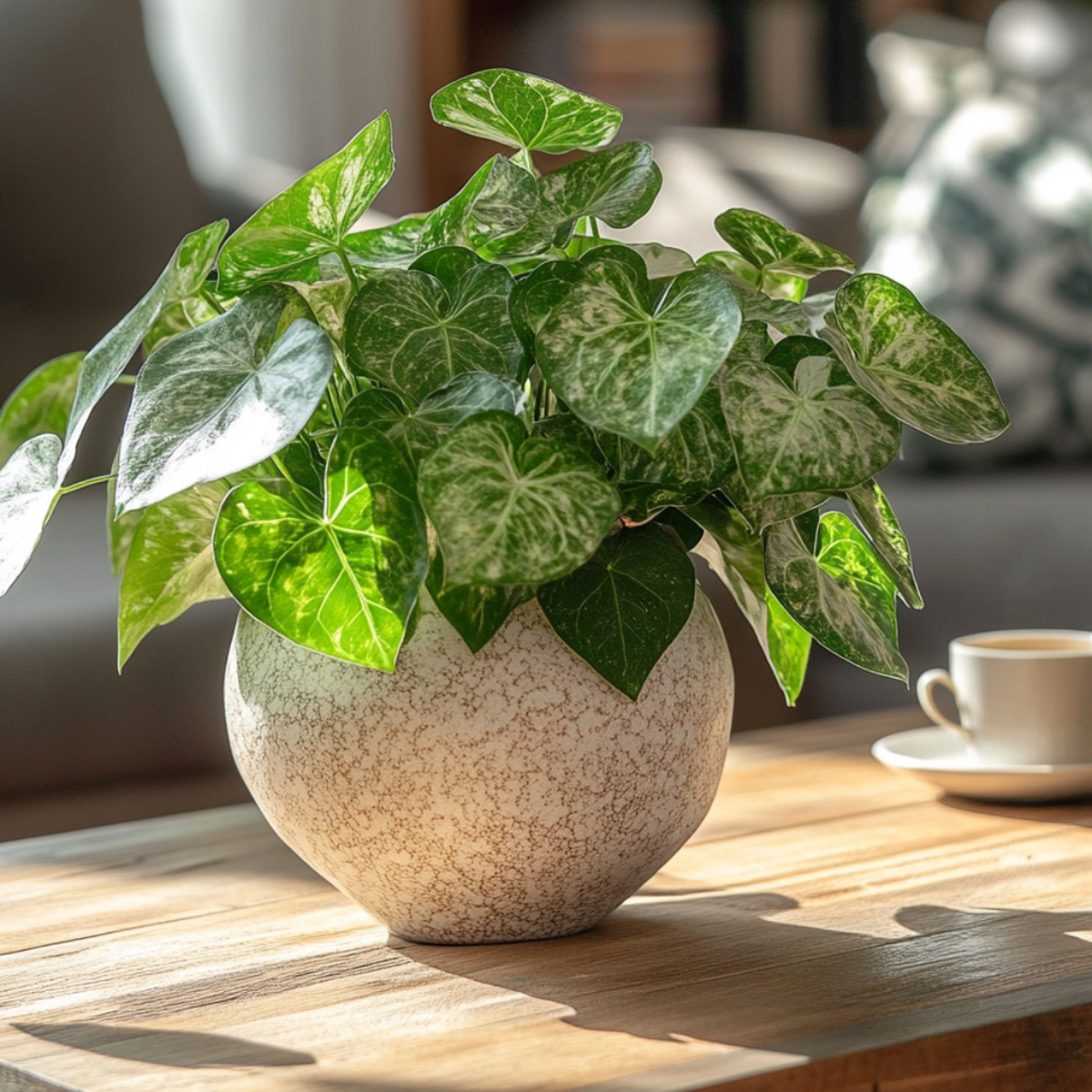 Vârf de suliță - 2 buc - Syngonium podophyllum 'Pixie' - În. 25-40cm - ⌀12cm