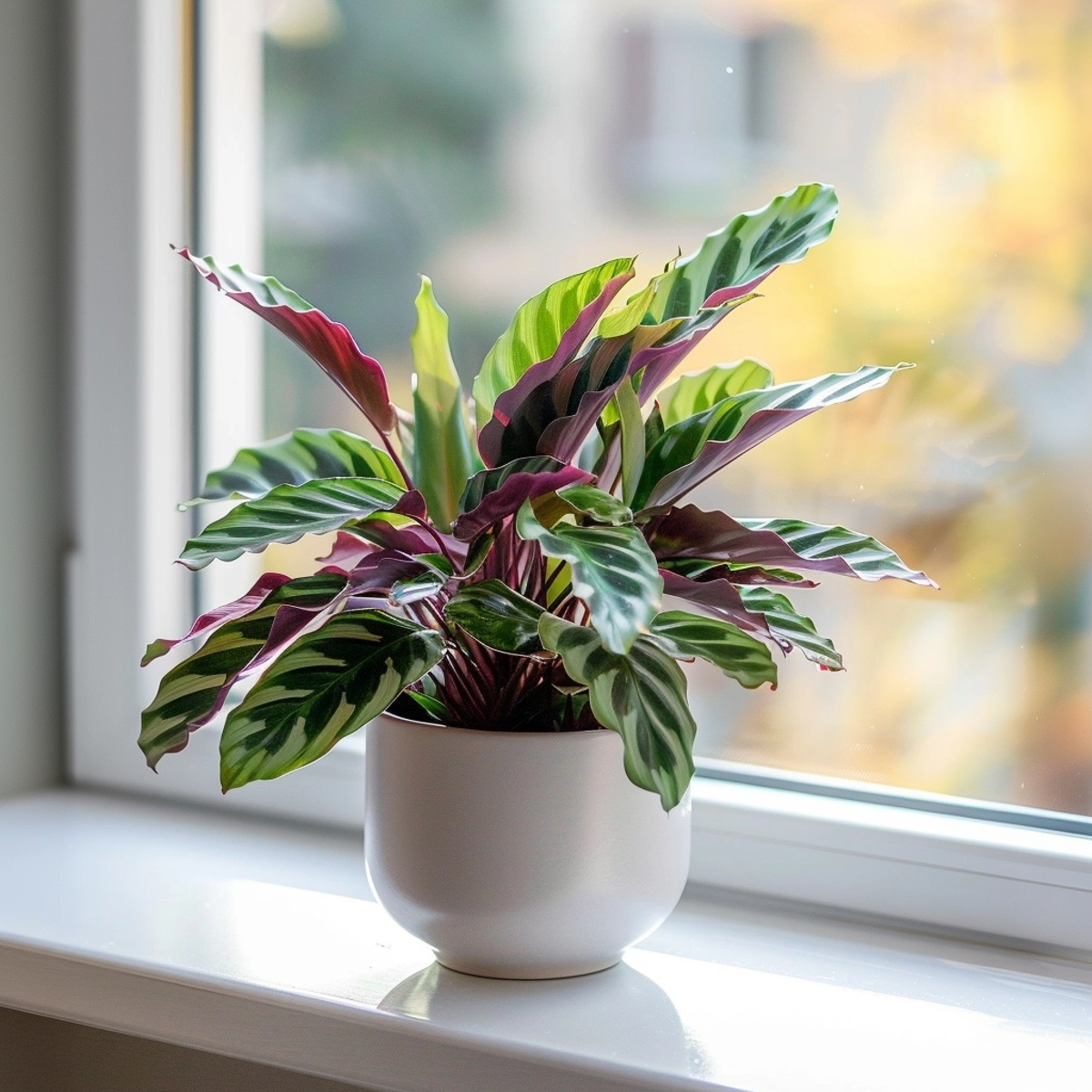 Planta paun - Goeppertia insignis - Înălţime 30-40cm - ⌀12cm
