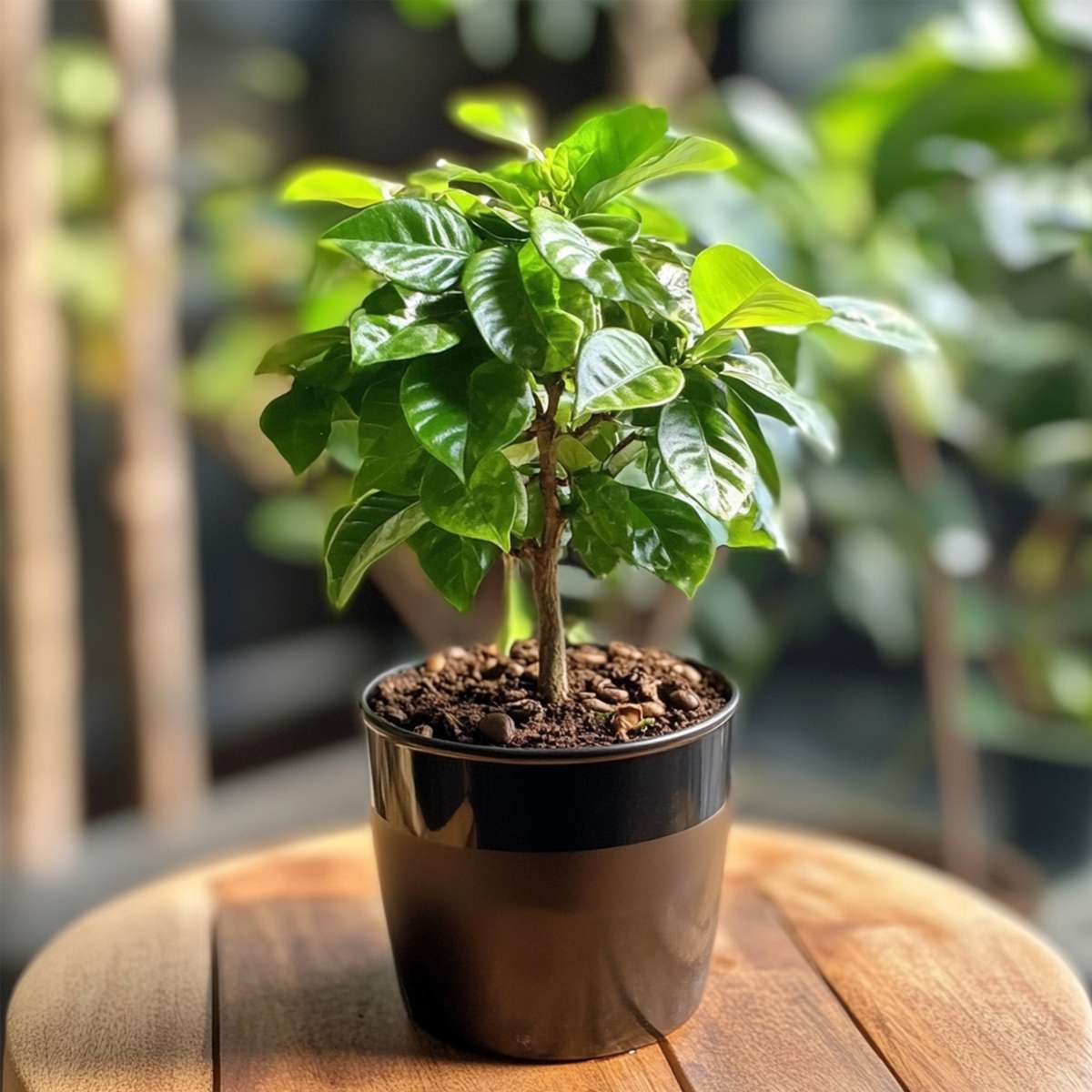 Arbore de cafea - Coffea arabica - Inaltime 25-40cm - ⌀12cm