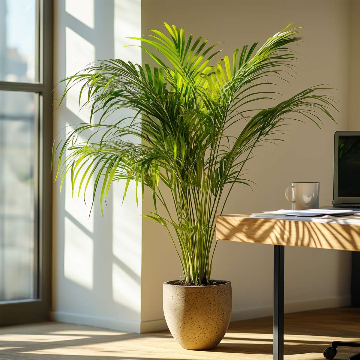 Palmier Areca - 2 buc - Dypsis lutescens - Înălţime 100-120cm - ⌀21cm