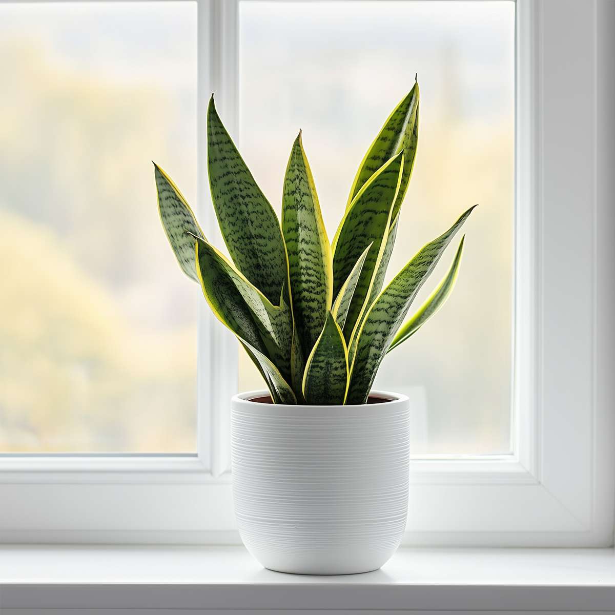 Limba soacrei - Sansevieria trifasciata Laurentii - Înălţime 65-75cm - ⌀21cm
