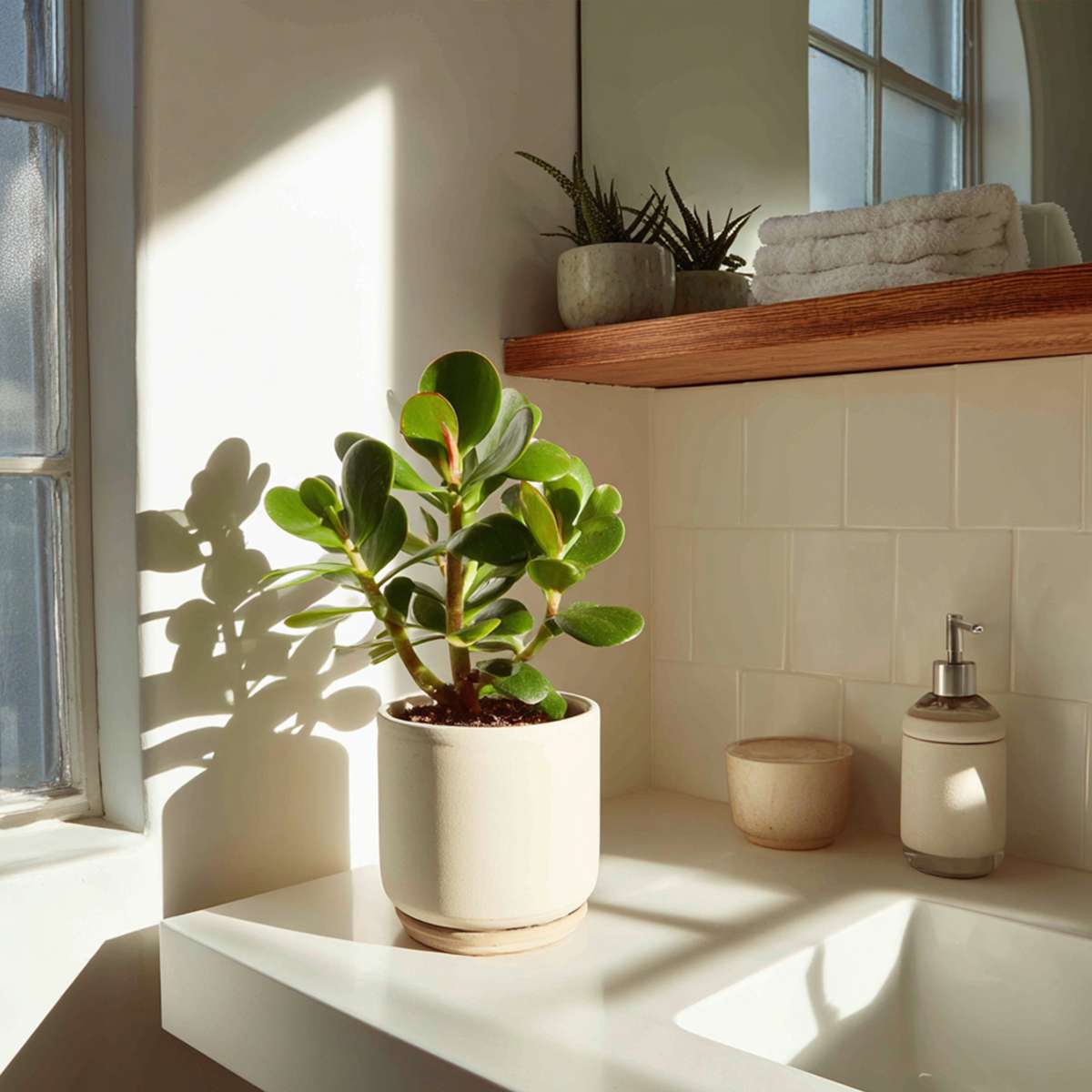 Copacul de jad - Set 2 - Crassula ovata - Înălțime 15-25cm - ø12cm