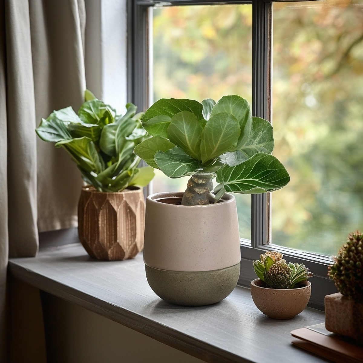 Palmier hawaian - Brighamia insignis - Înălțime 25-35cm - ⌀12cm