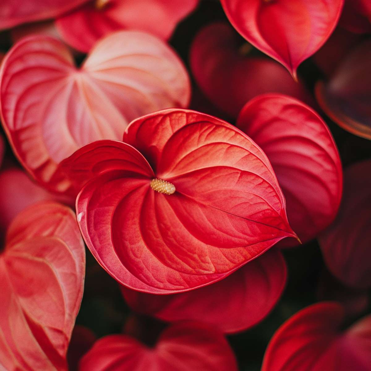 Floarea flamingo - Anthurium 'Royal Champion' - Înălțime 35-45cm - ø12cm