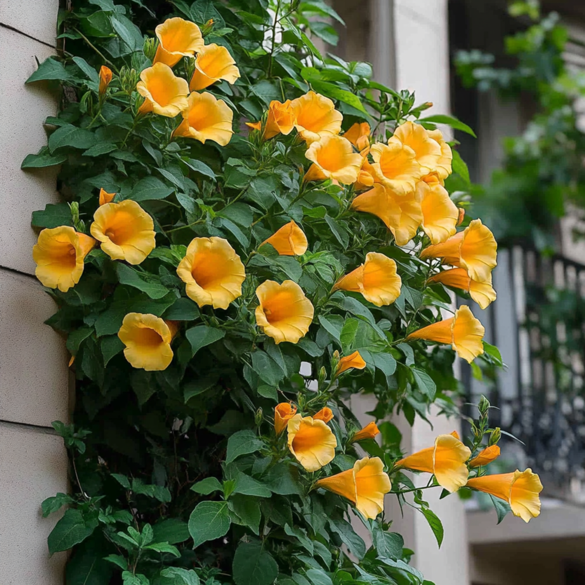 Luleaua turcului - Campis radicans 'Flava' - Înălţime 110-120cm - ⌀17cm