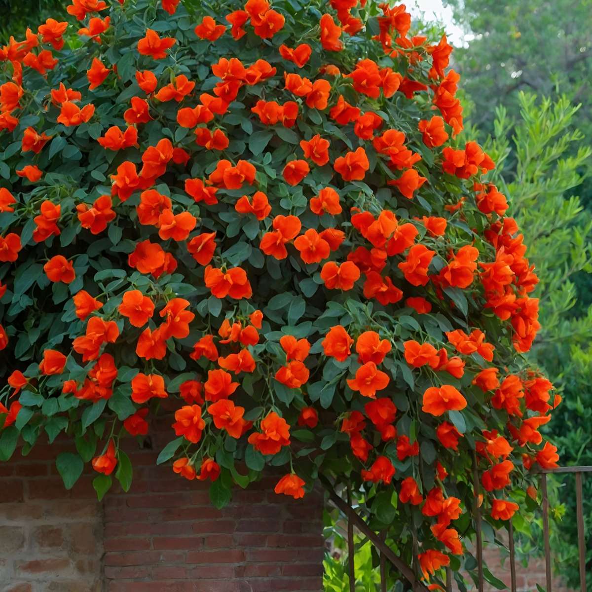 Luleaua turcului - 2 buc - Campsis 'Mme Galen' - Înălţime 110-120cm - ⌀17cm