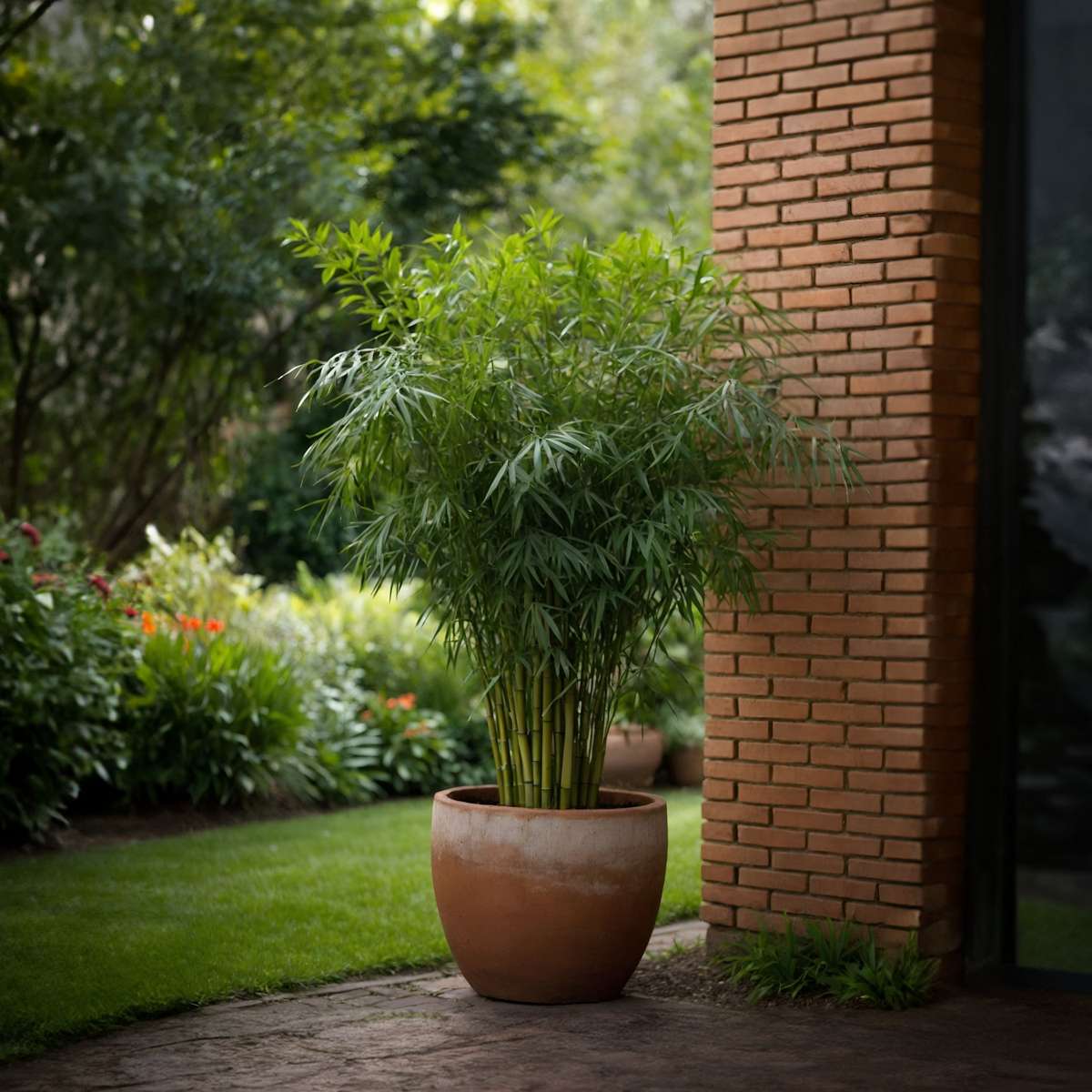 Tufa de bambus - 18 buc - Fargesia rufa - Înălţime 25-40cm - ⌀13cm