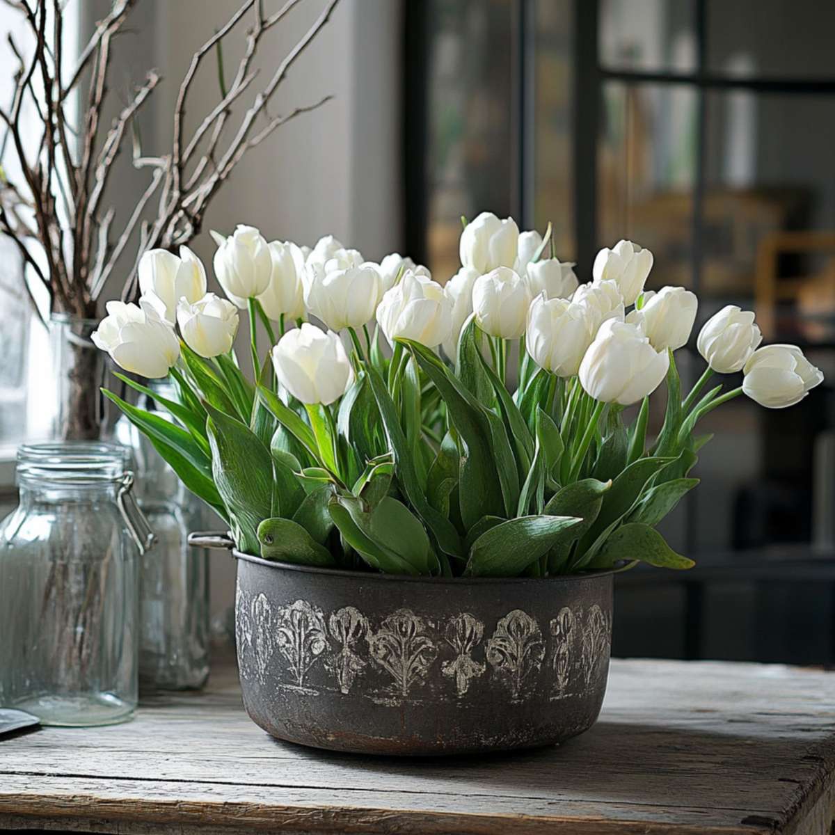 Bulbi de lalele - 21 buc - Tulipa 'Northcap' - Bulbi de flori - Galben