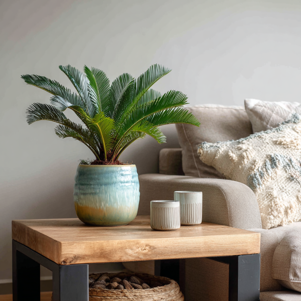 Sagotier japonez - 4 buc - Cycas revoluta - Înălţime 45-60cm - ⌀15cm