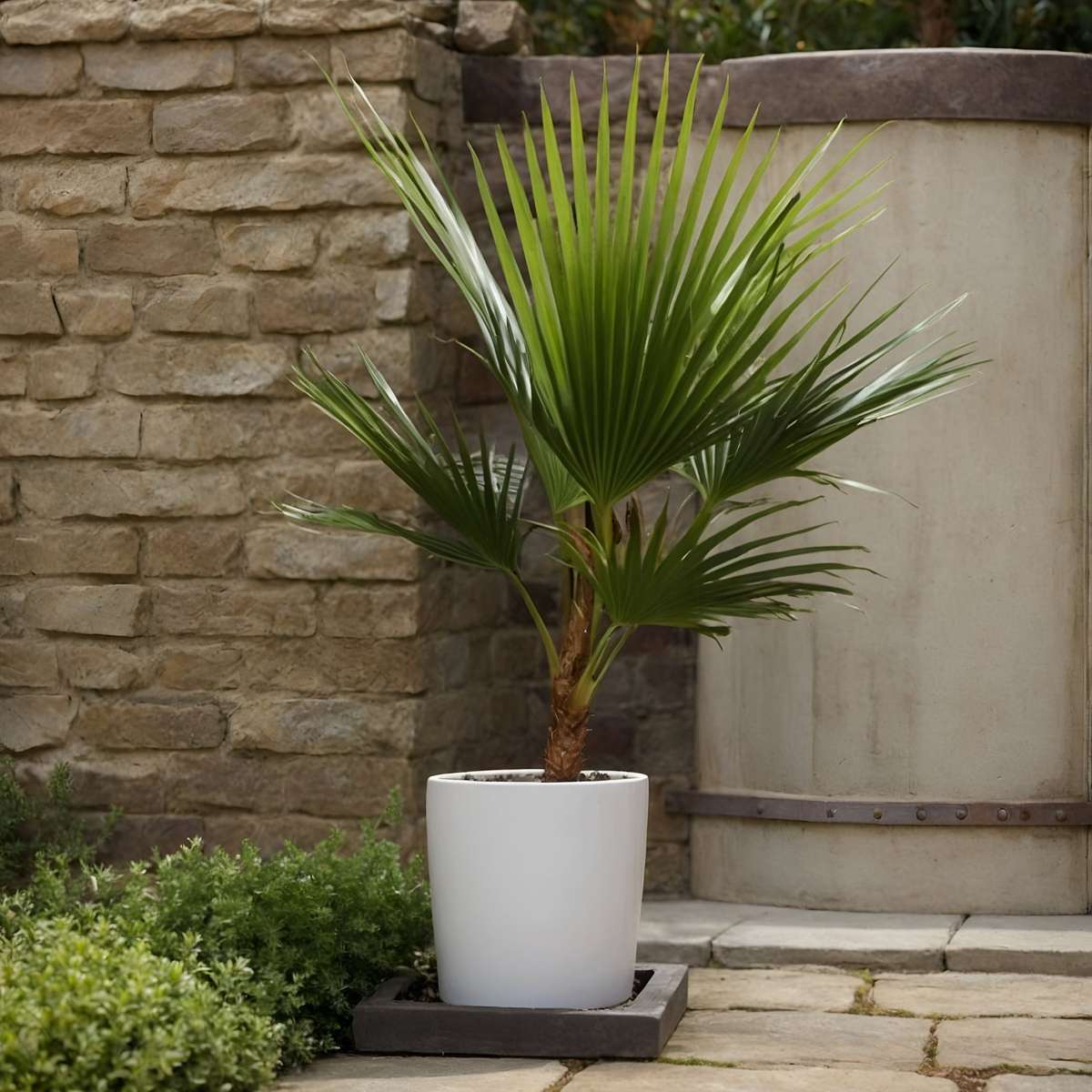 Palmier Washingtonia - Washingtonia robusta - Înălţime 70-90cm - ⌀21cm