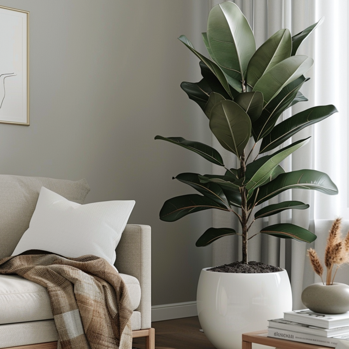 Ficusul de cauciuc - Ficus Elastica 'Robusta' - Înălţime 75-100cm - ⌀24cm