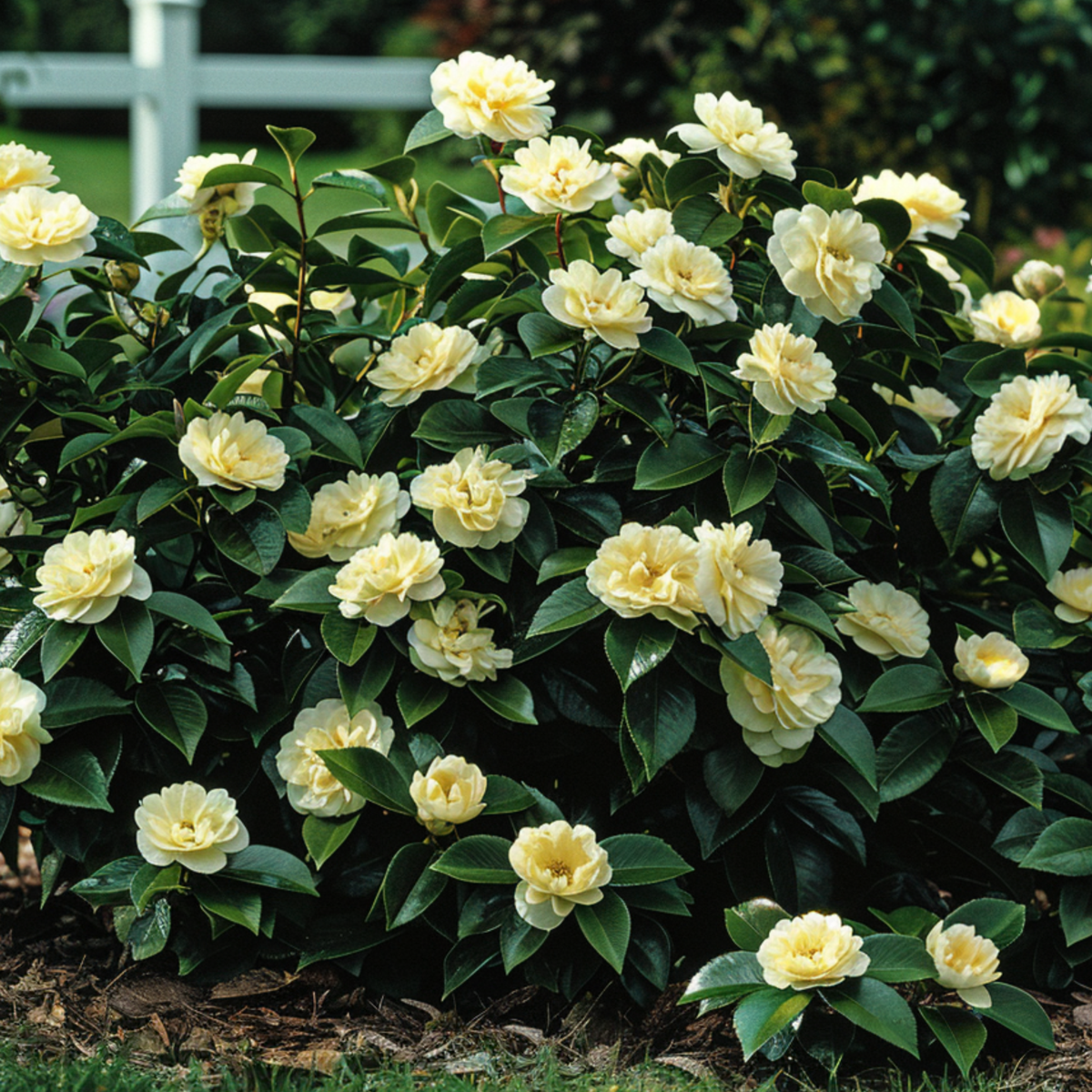 Camelie japoneză - 2 buc - Camellia japonica 'Brush Field' - În. 50-60cm - ⌀15cm