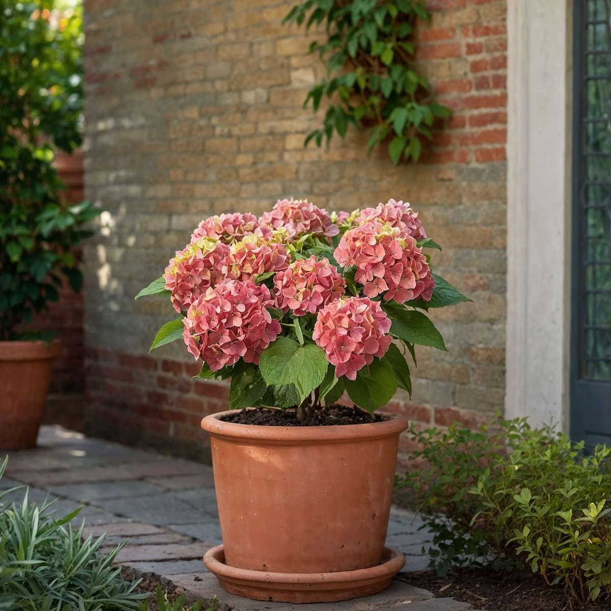 Hortensie - 6 buc - Hydrangea macrophylla 'Early Pink' - Înălţime 25-40cm - ⌀9cm