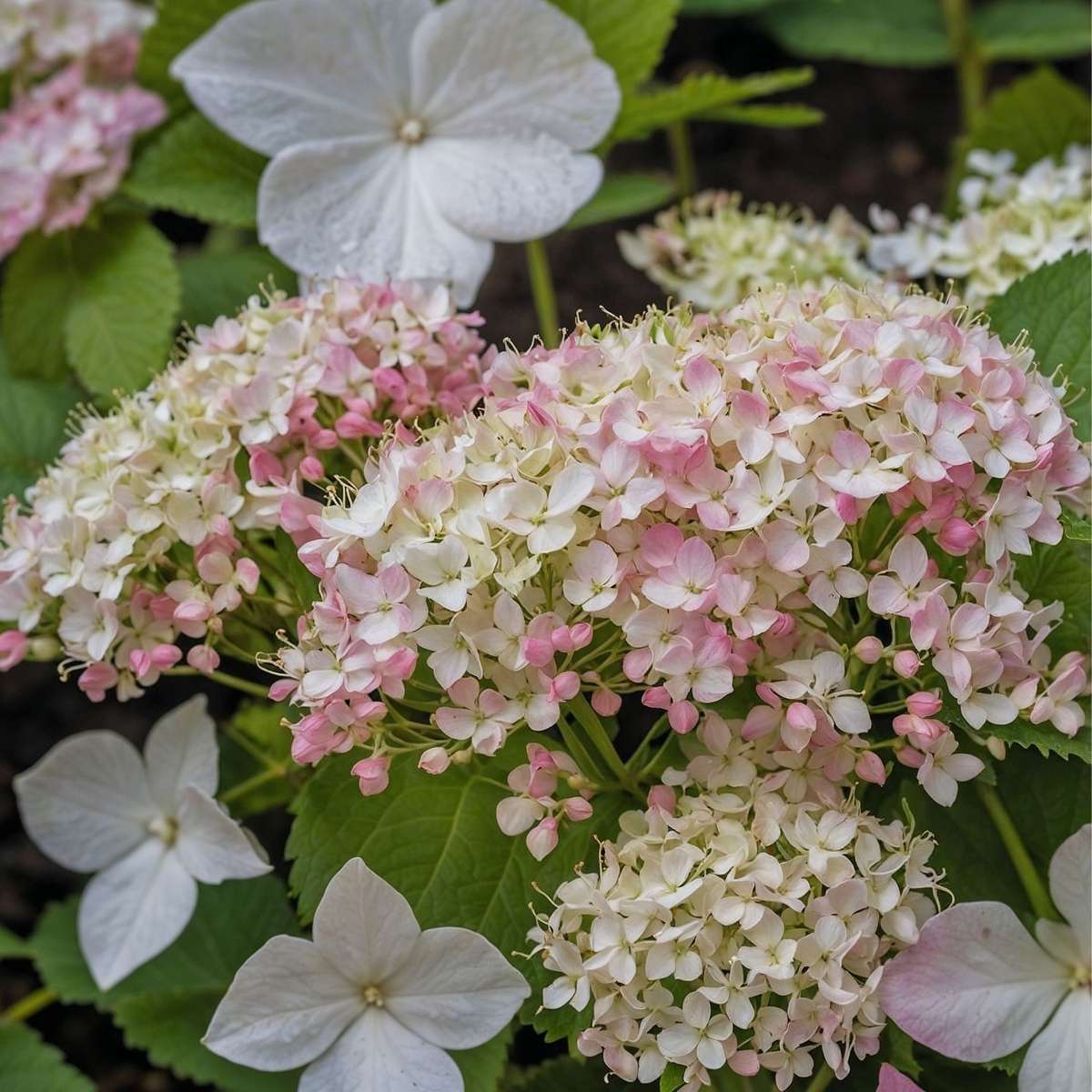 Hortensie - 3 buc - Hydrangea macrophylla - Înălţime 25-40cm - ⌀9cm
