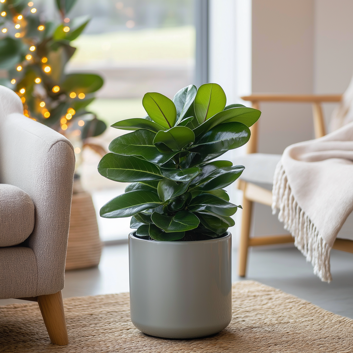 Clusia major - 4 buc - Clusia rosea 'Princess' - Înălţime 25-35cm - ⌀12cm