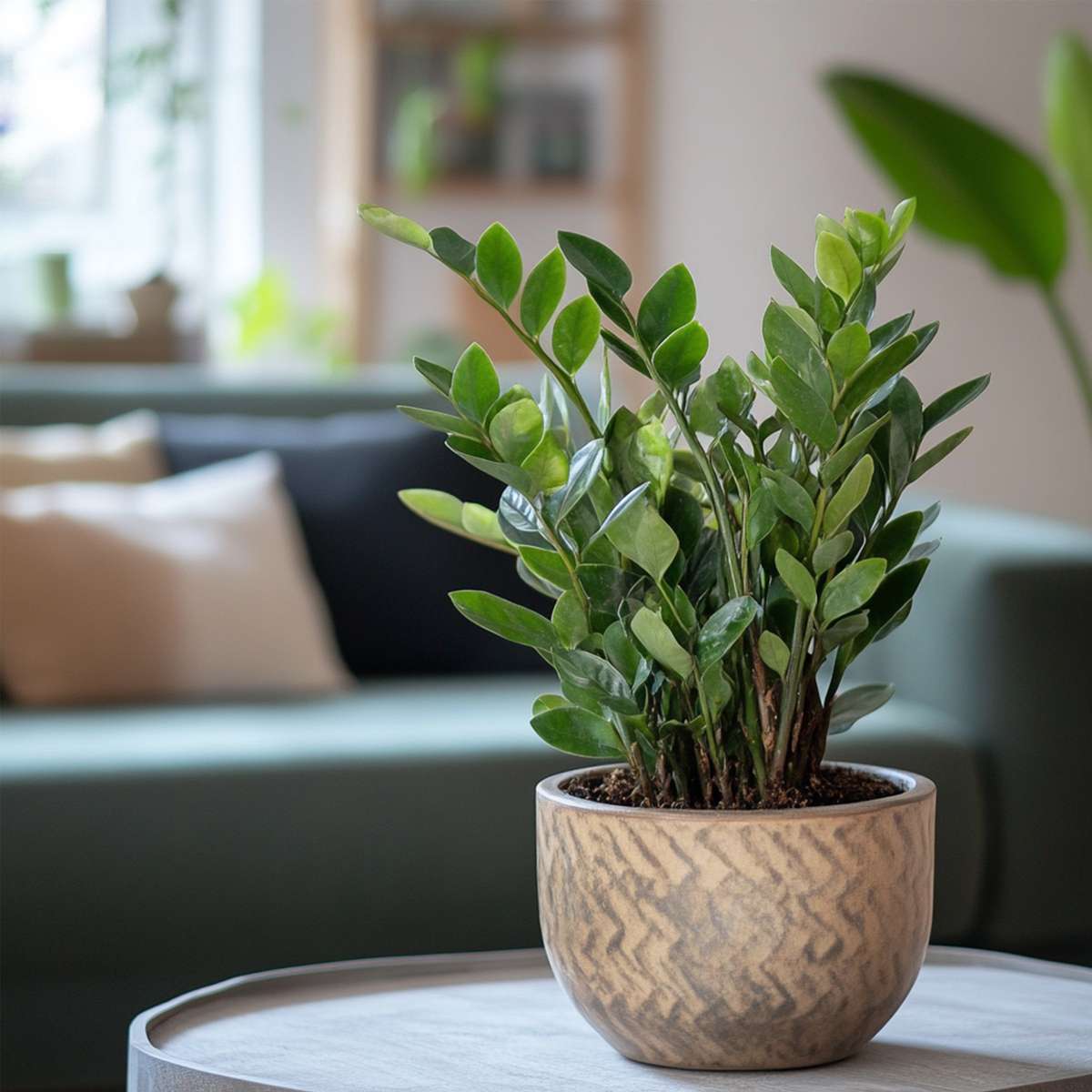 Planta dinozaur - Zamioculcas Zamiifolia - Înălţime 55-65cm - ⌀17cm