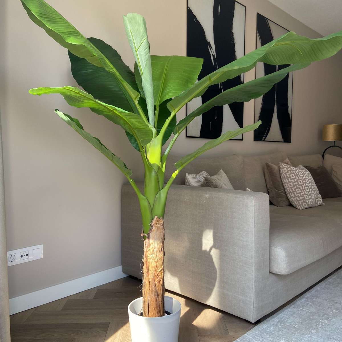 Plantă de bananier Musa artificială - Înălțime 150cm