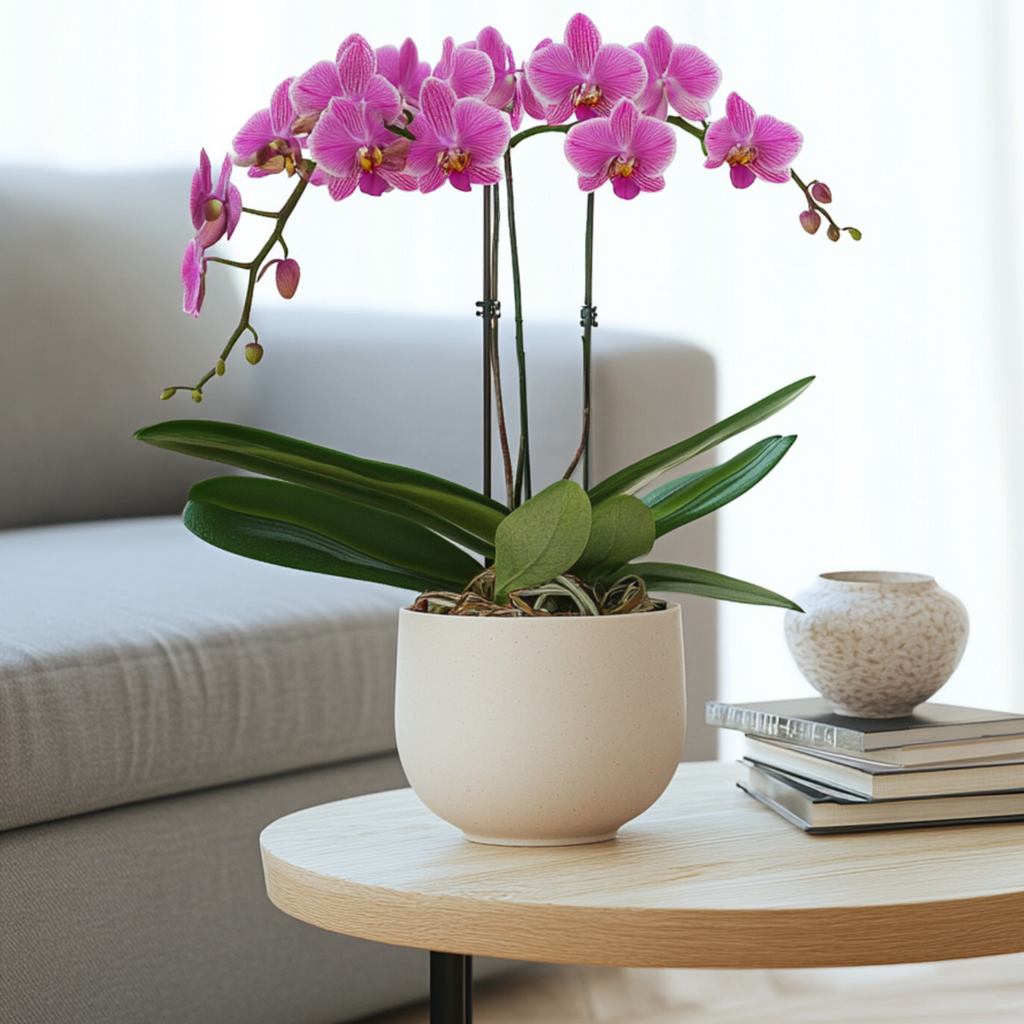 Orhidee Phalaenopsis - Phalaenopsis Multiflora - Înălţime 35-45cm - ⌀12cm