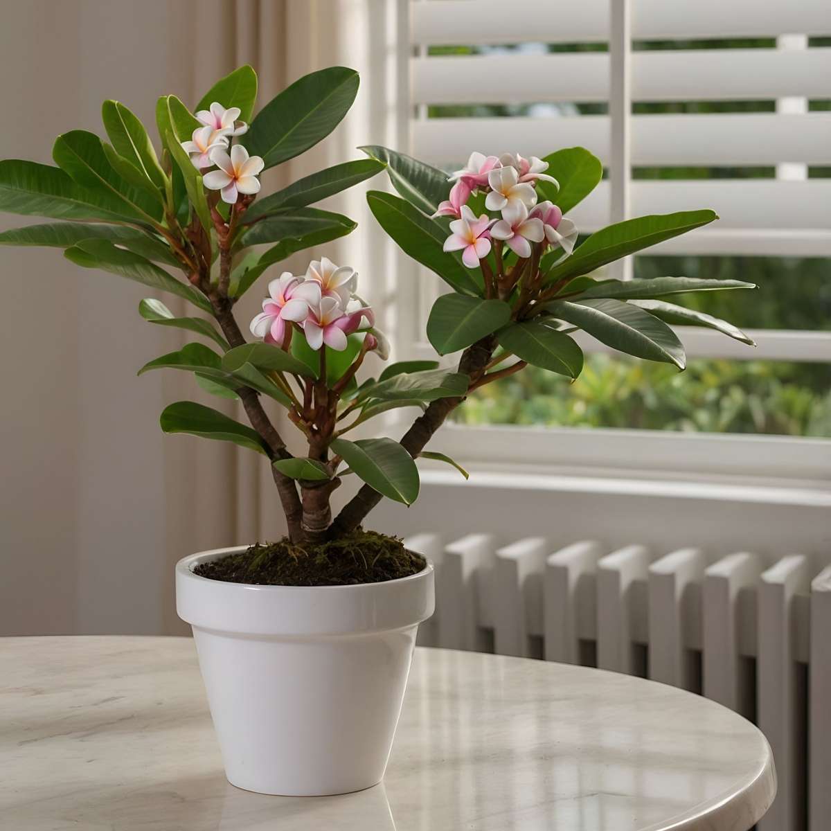 Frangipani - 2 buc - Plumeria rubra - Înălţime 45-55cm - ⌀17cm