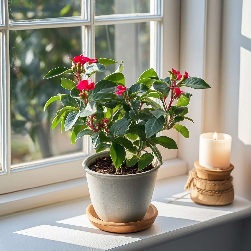 Coronița lui Hristos - 2 buc - Euphorbia 'Milii' - Înălţime 25-35cm - ⌀13cm