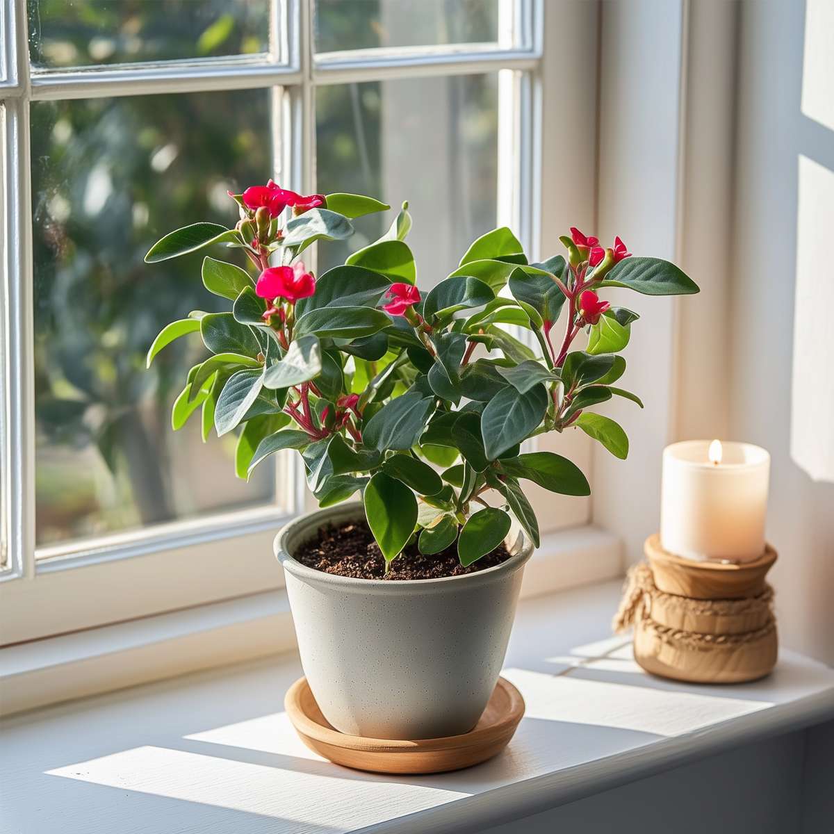 Coronița lui Hristos - 2 buc - Euphorbia 'Milii' - Înălţime 25-35cm - ⌀13cm