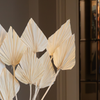 Flori uscate - 10 buc - Bouquet 'Palmspear Bleached White' - Flori uscate