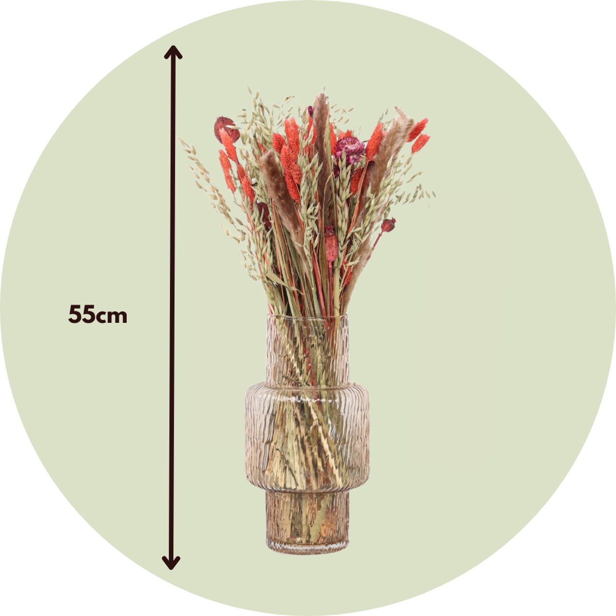 Flori uscate - Bouquet 'Large Zoey' - Buchet - Roşu